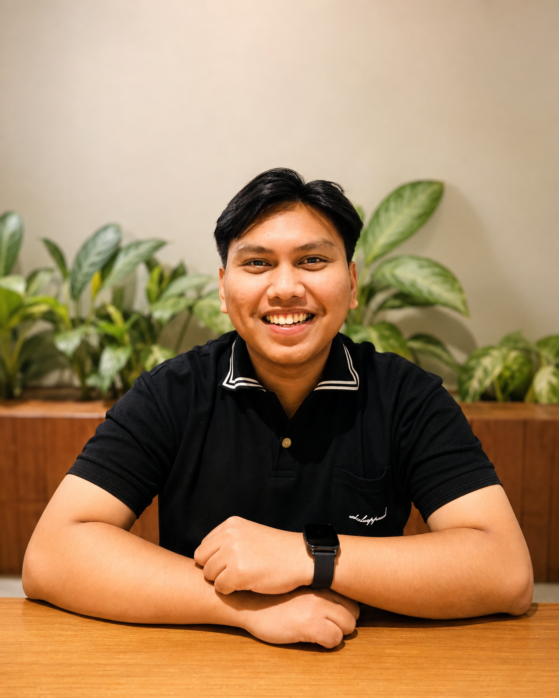 Muhammad Miftahul Habaib smiling